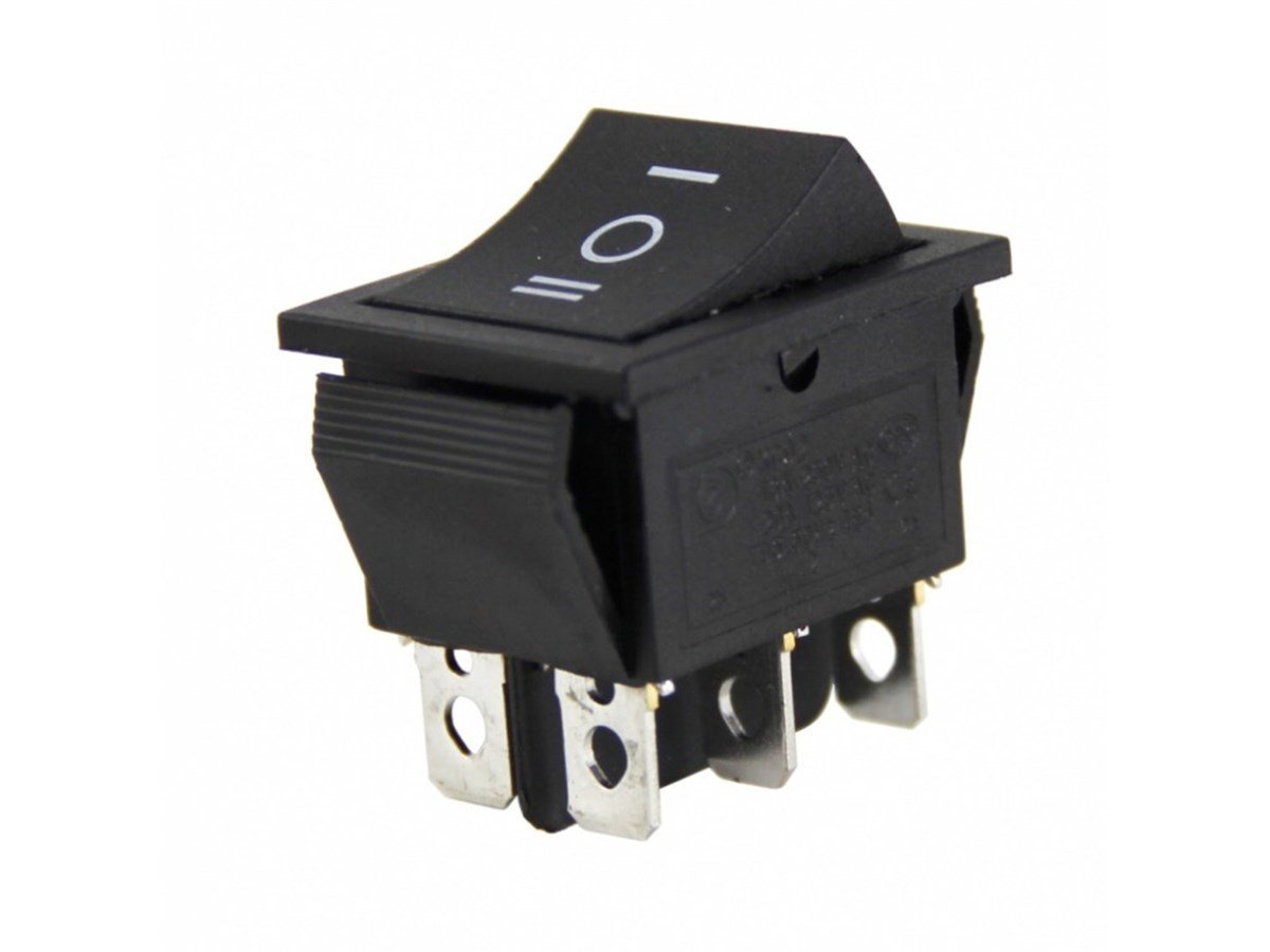 Geniş Işıksız Anahtar ON-OF-ON 6P IC-108 IC 108 IC108