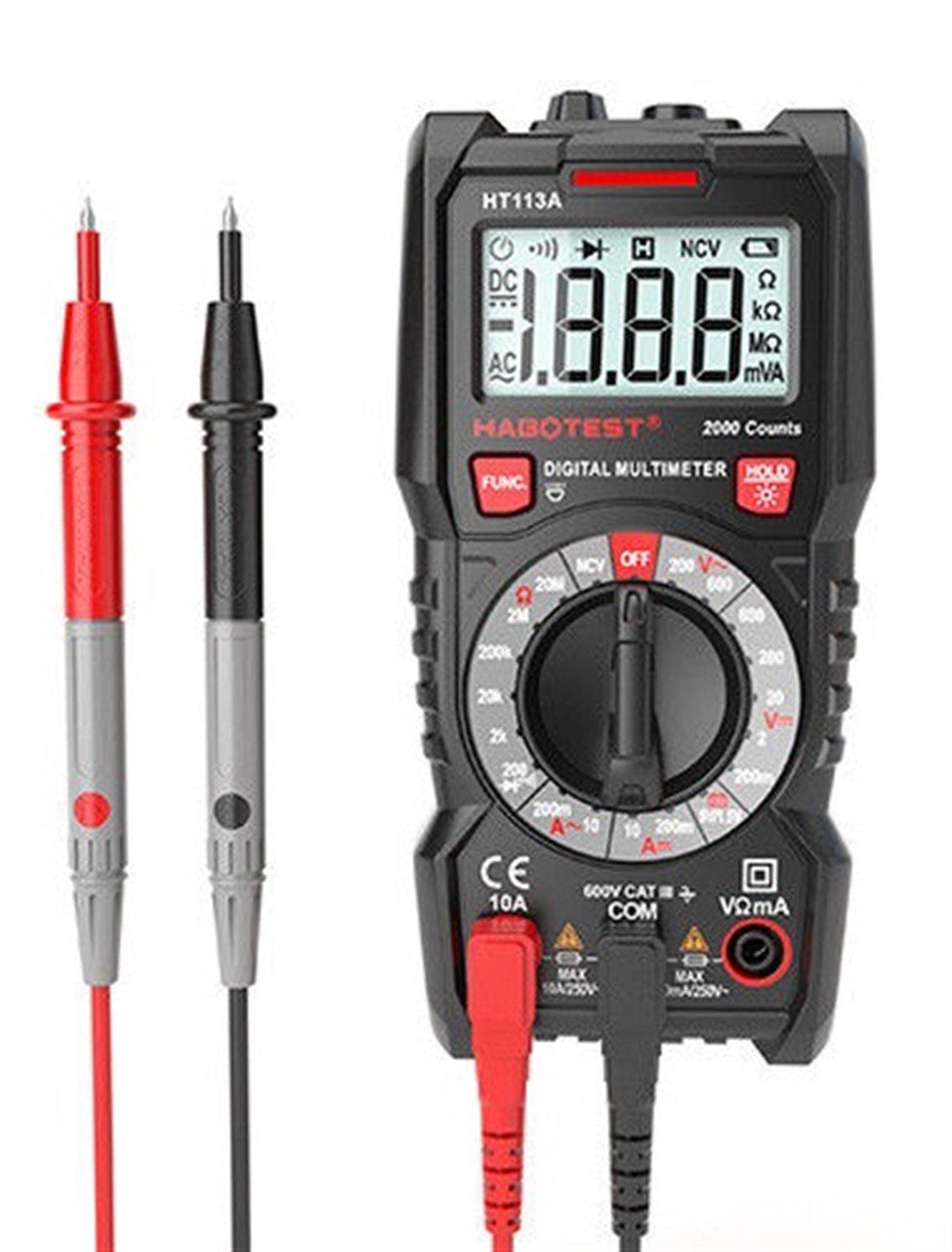 HABOTEST HT113A DİJİTAL MULTİMETRE ÖLÇÜ ALETİ ÖLÇÜM CİHAZI