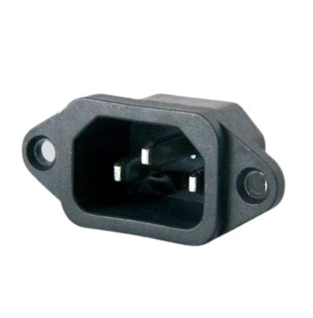 IC-212-S C14 Power Soket Erkek Kulaklı