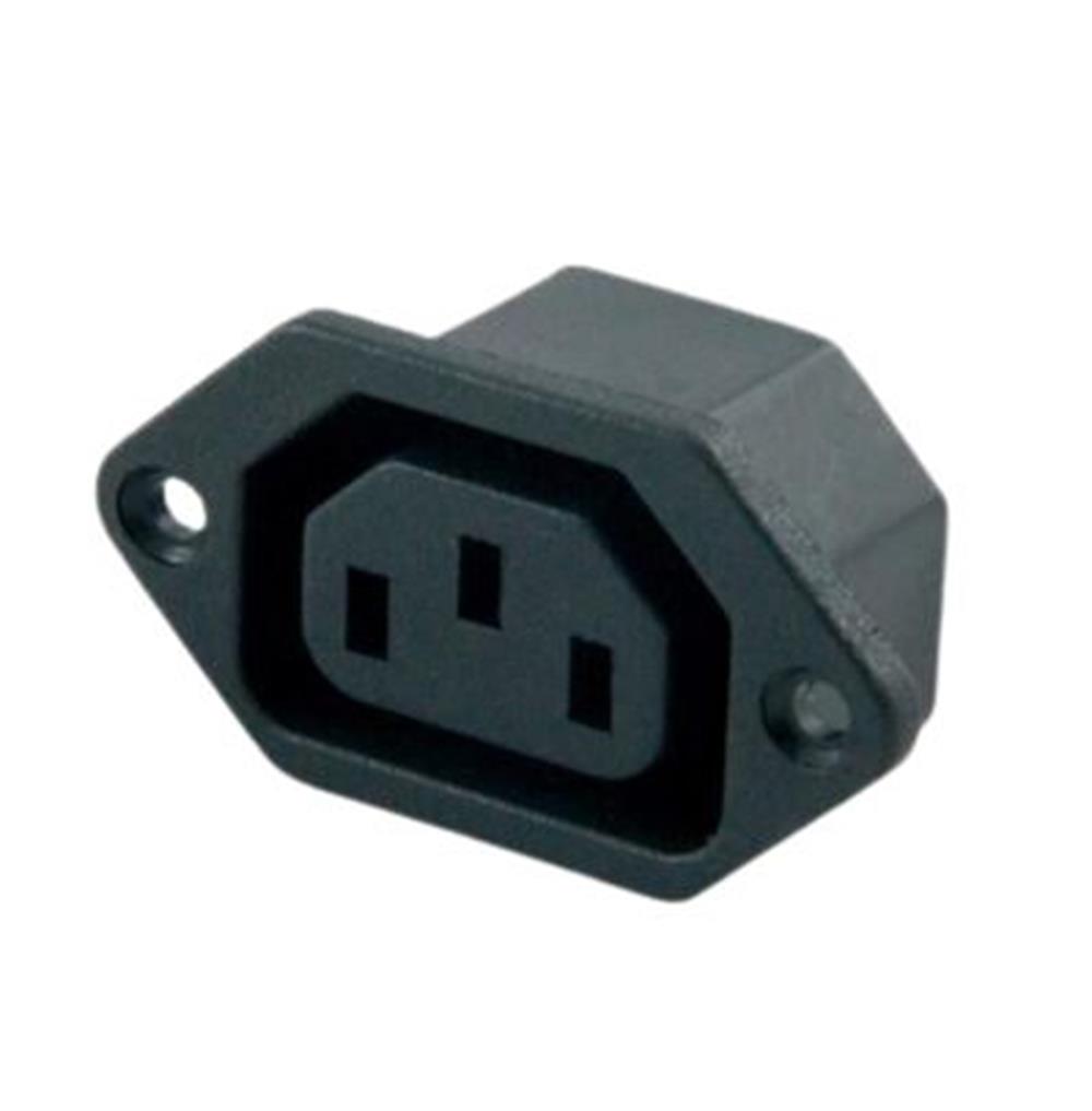 IC-212A-S C15 Power Soket Dişi Kulaklı
