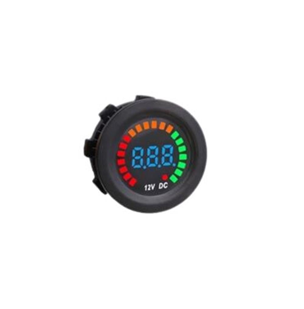 IC-230E VOLTMETRE PANO TİP AKÜ GÖSTERGELİ 28MM 6-32V