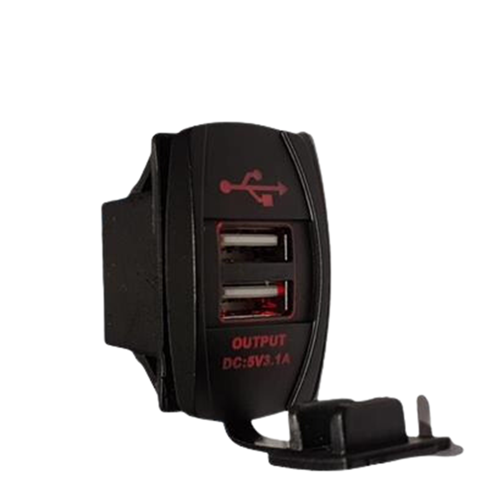 IC-266C-3 MARİN TİP 2Lİ USB 12-24V - 5V/3.1A