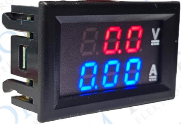 IC-278B DİJİTAL VOLT-AMPERMETRE DC 0-100V 0-10A