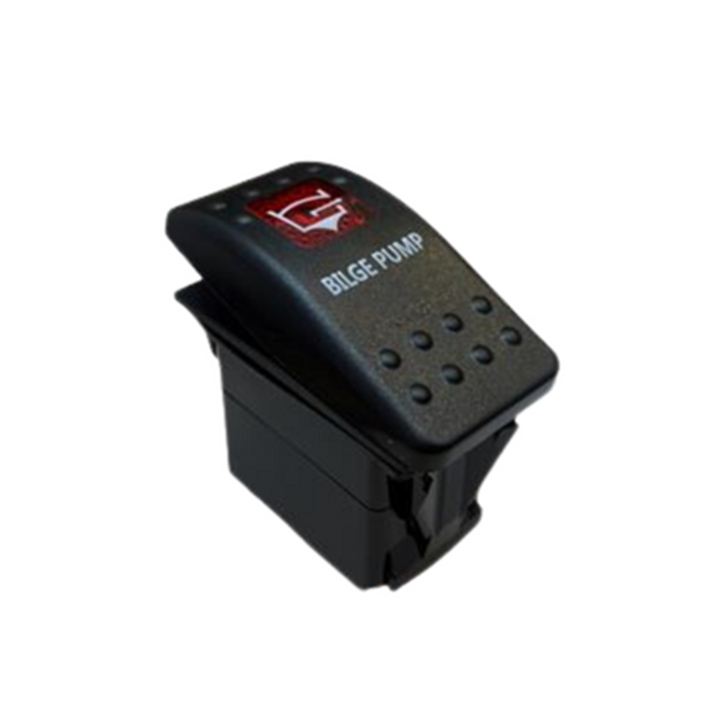 MARİN SWİTCH 3P ON-OFF 12-24V KIRMIZI SİNTİNE POMPA