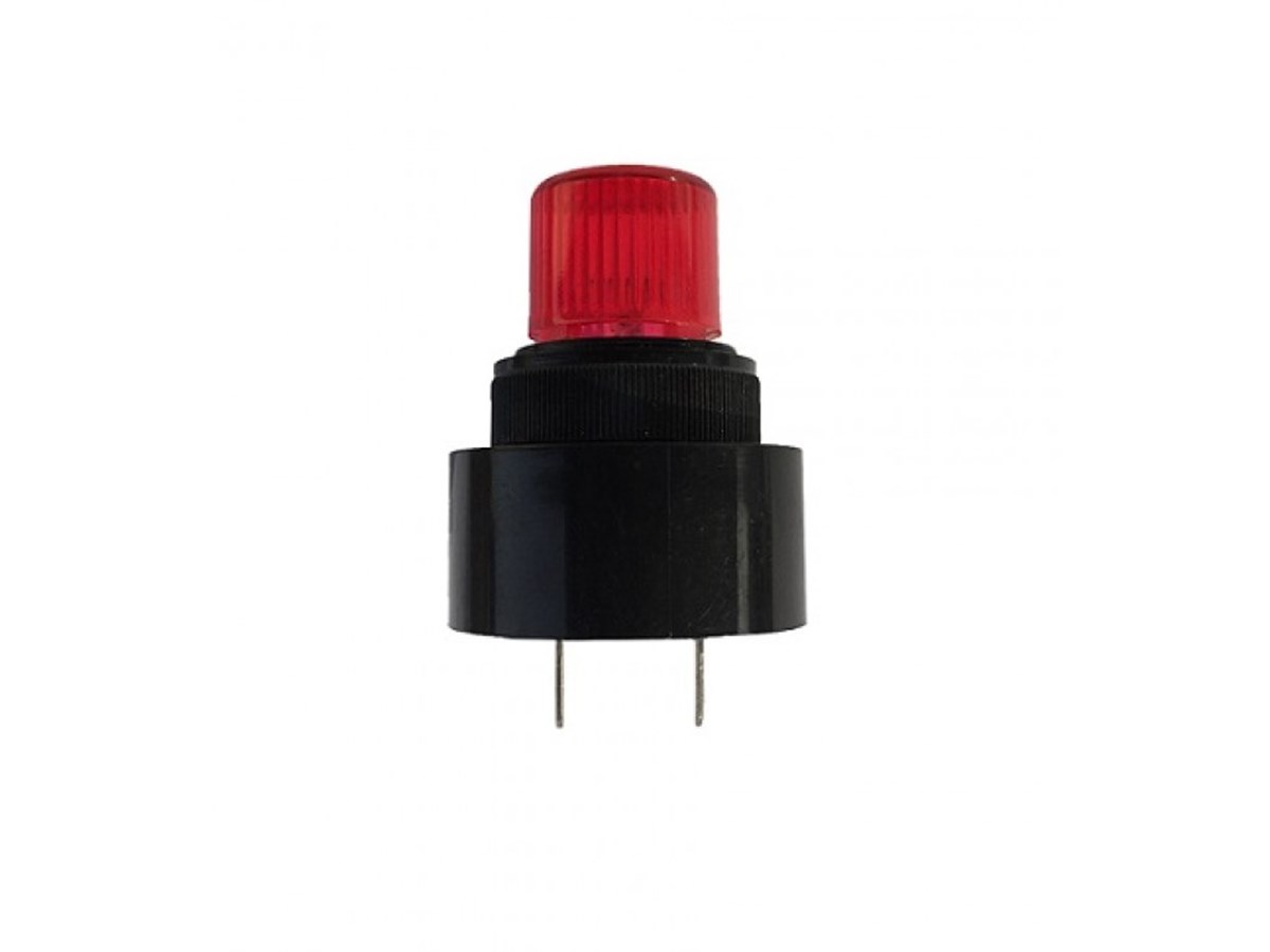 Mesan 1211 LED Işıklı Buzzer 90 dB 220VAC DC