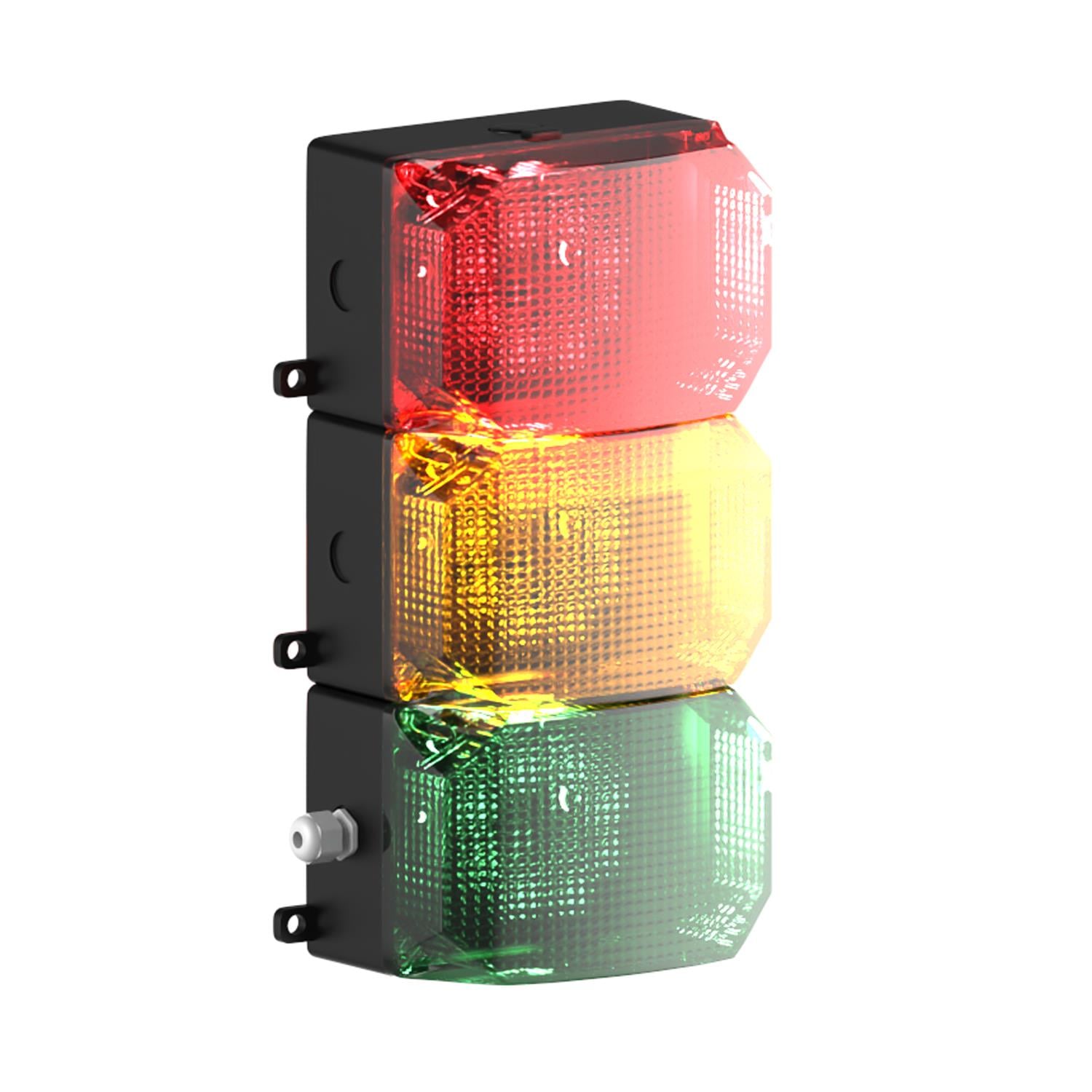 MESANMS 219.1.3.2.12-24VAC/DC3 KAT KÜP LED MULTİFONKSİYON İKAZ LAMBA