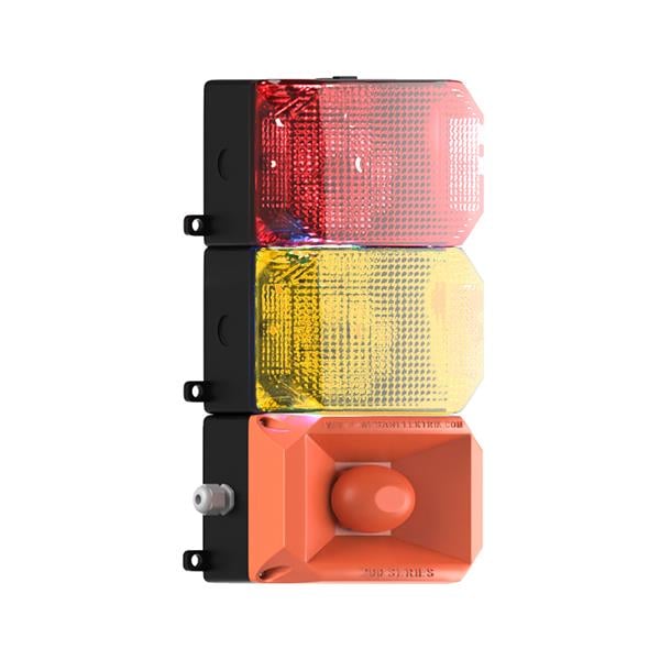 MESANMS 223.1.3.110-220VAC2 KAT KÜP LED MULTİFONKSİYON 43 SES SİREN