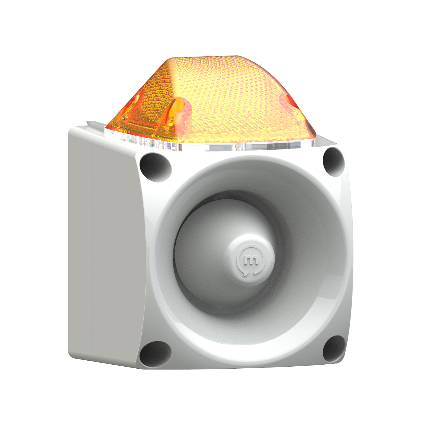 MESAN MS 3050.11.3.220VAC Endüstriyel LED Işıklı Siren Gri Gövde
