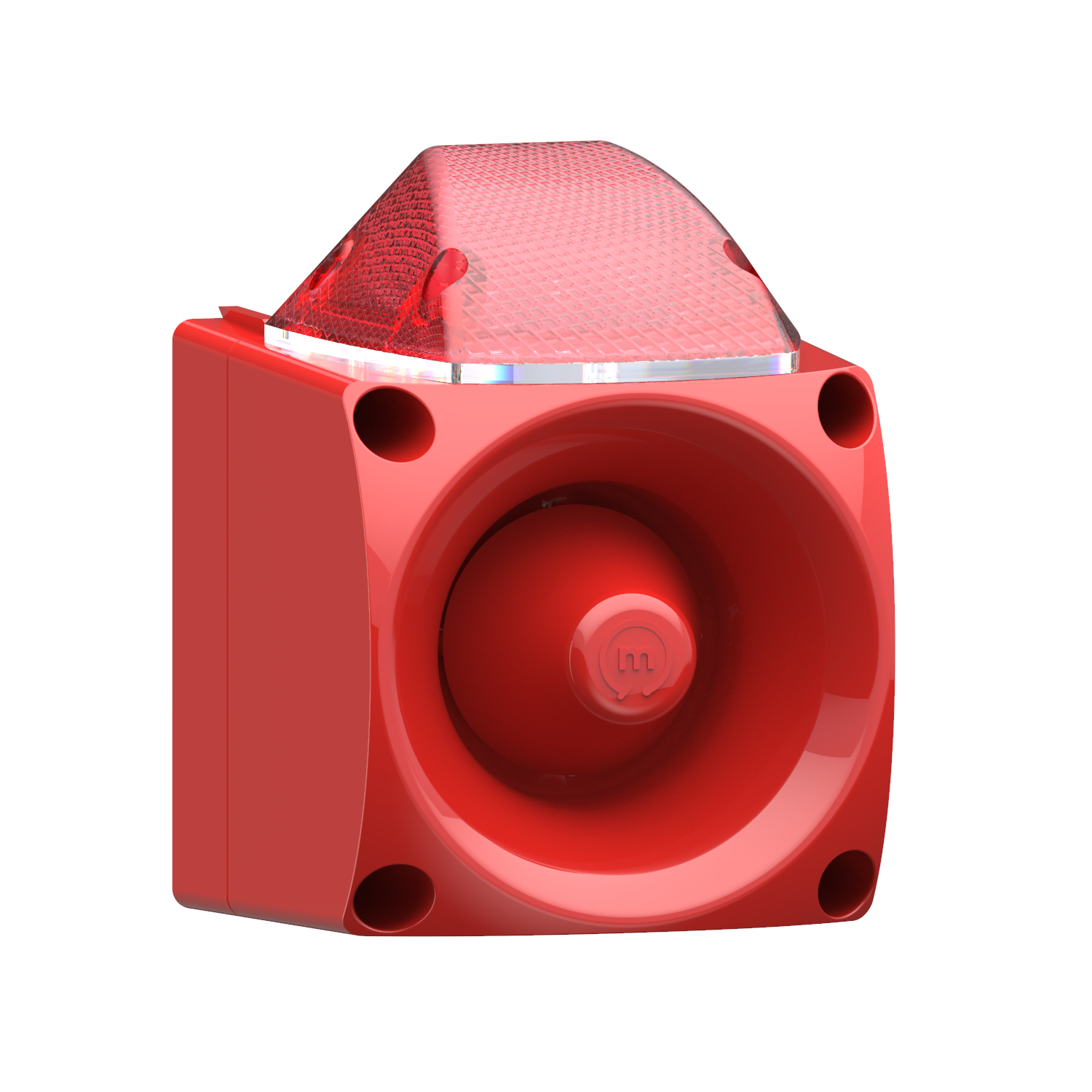 MESAN MS 3051.10.1.12-30VDC ENDÜSTRİYEL LED USB MP3 ÖZELLİKLİ SİREN KIRMIZI GÖVDE