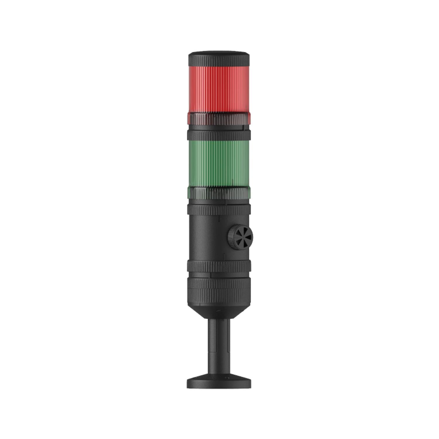 MESANMS 454.1.2.12-24VAC/DCØ70 2 KAT IŞIKLI KOLON MULTİ LED BUZZER TÜP MONTAJ