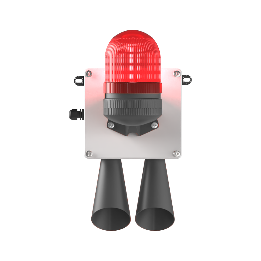 MESANMS 5805.1.12-24VAC/DCLED MULTİFONKSİYON 2X 43 SES SİREN