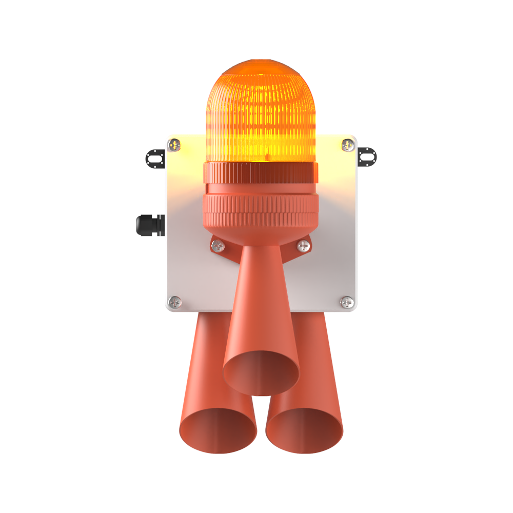MESAN MS 5805.3.110-220VAC LED Multifonksiyon 2x 43 Ses Elektronik Siren