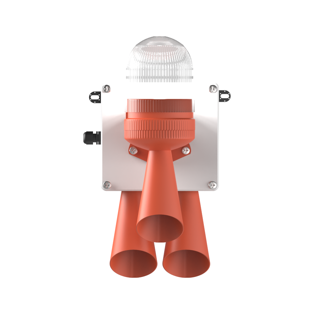 MESAN MS 5805.4.12-24VAC/DC LED Multifonksiyon 2x 43 Ses Elektronik Siren