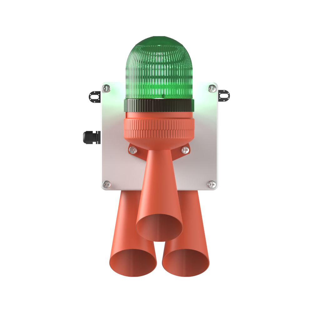 MESAN MS 5806.2.12-24VAC/DC LED Multifonksiyon 3x 43 Ses Elektronik Siren