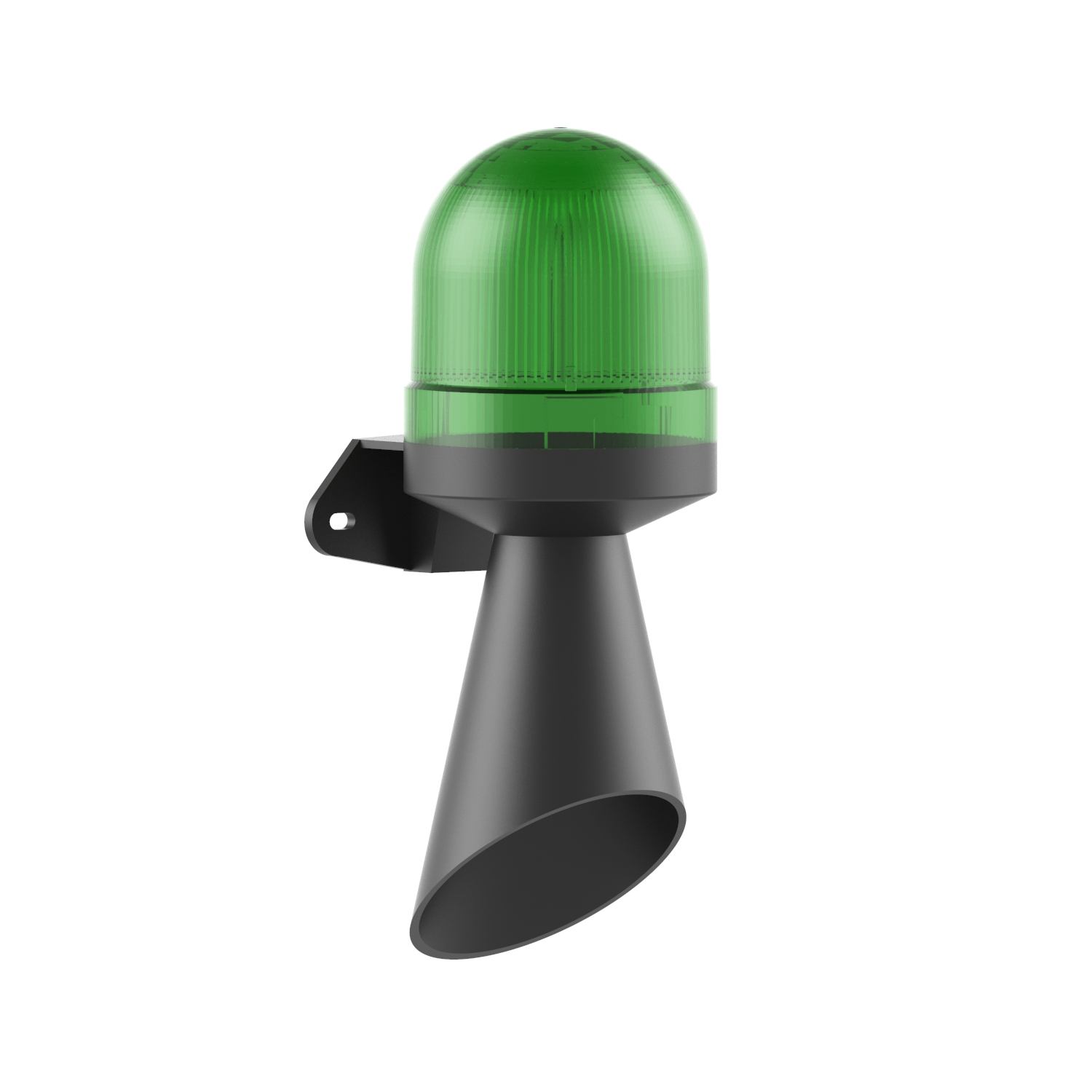MESAN MS 5855.2.110-230VAC Ø70 LED Multifonksiyon 10 Ses Borulu Elektronik Siren Duvar Montaj