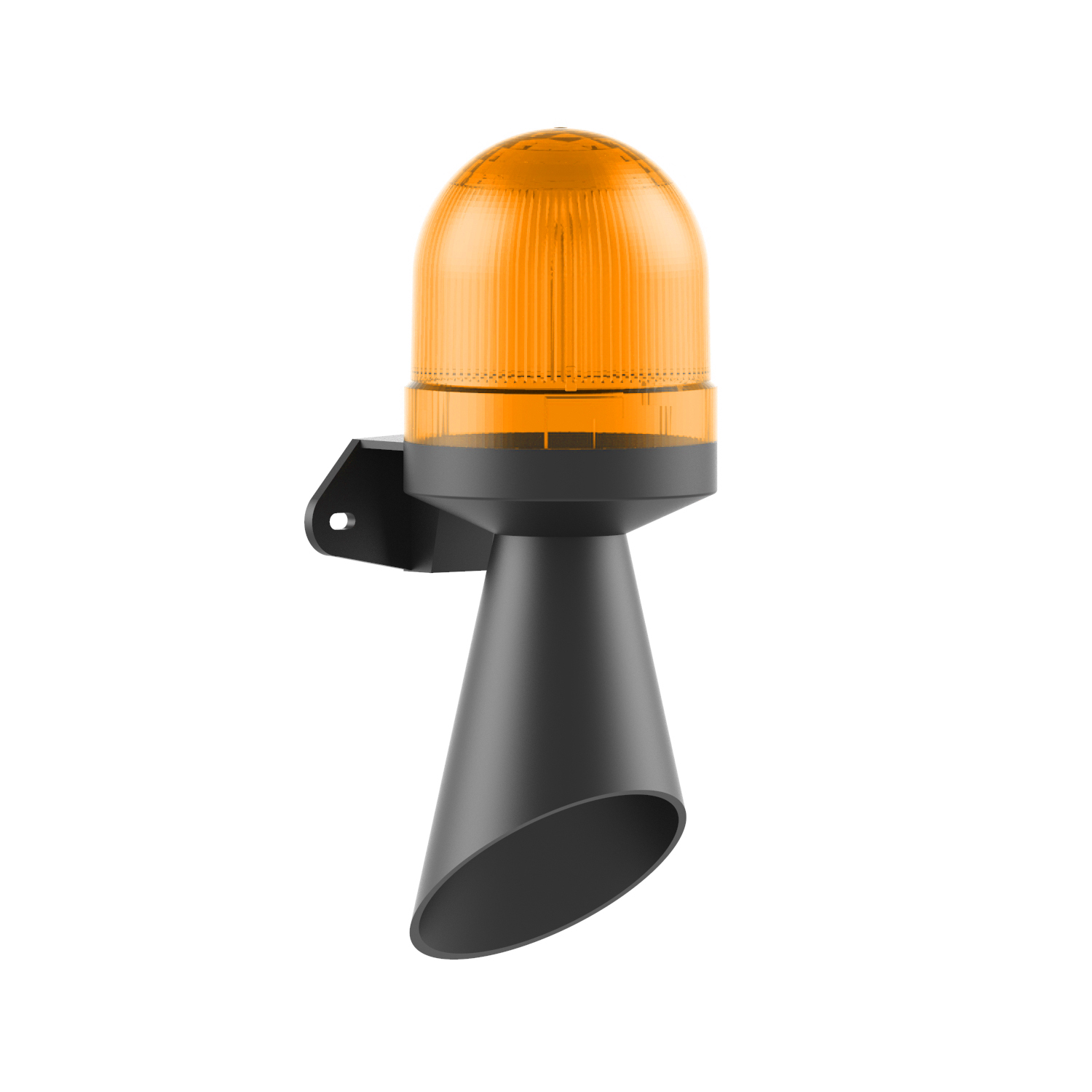 MESAN MS 5855.3.110-230VAC Ø70 LED MULTİFONKSİYON 10 SES BORULU ELEKTRONİK SİREN DUVAR MONTAJ