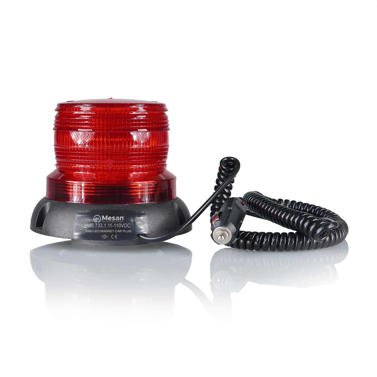 MESAN MS 709.1.12VDC Ø90 Xenon Mıknatıslı Çakmak Fiş Lamba