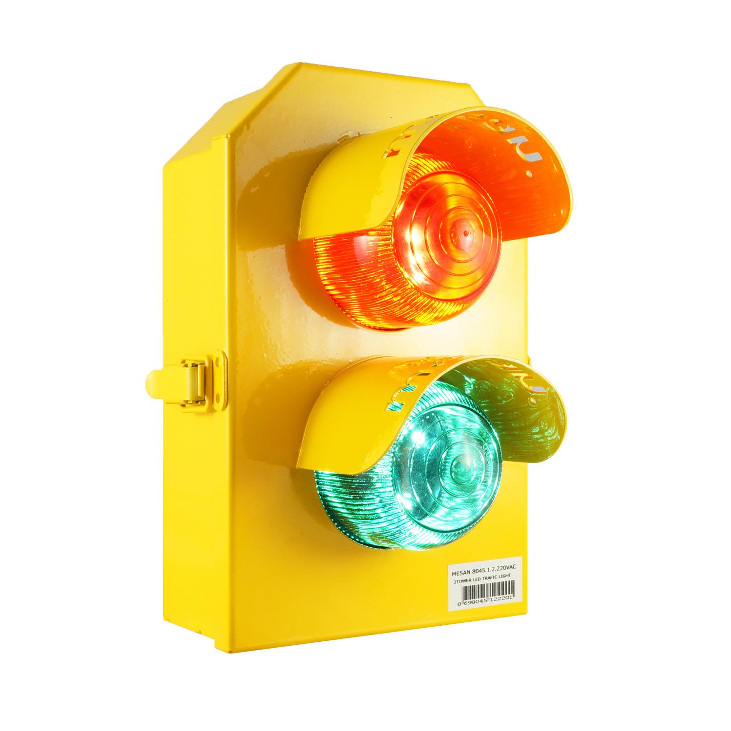 MESANMS 8045.1.2.12-24VAC/DCØ70 İKİLİ MULTİ LED TRAFİK LAMBA