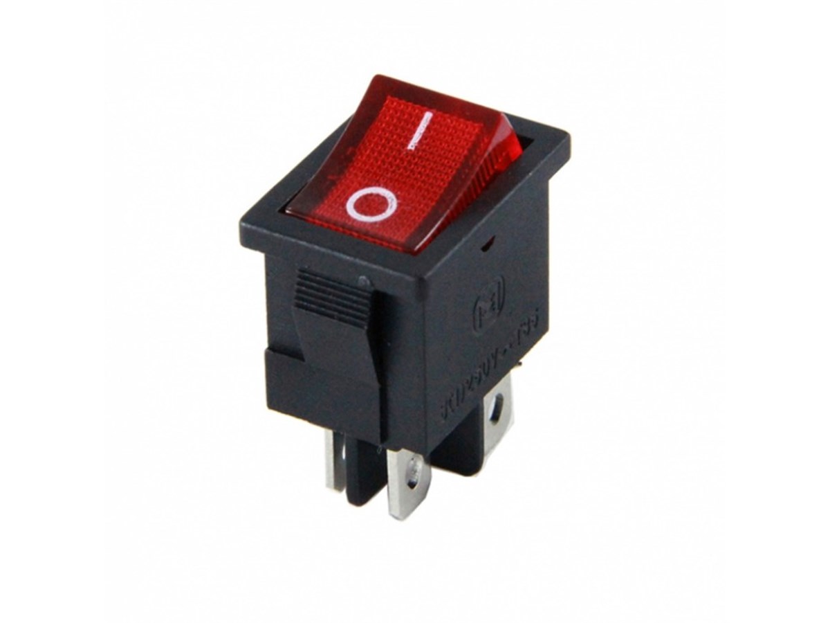 Mini Işıklı Anahtar ON-OFF 4P IC-119