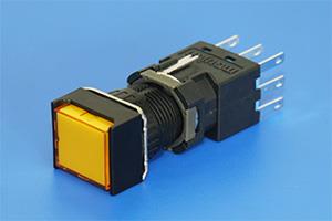 MOUJEN KARE 16MM KALICI BUTON 24V AC/DC 9PİN 2CO