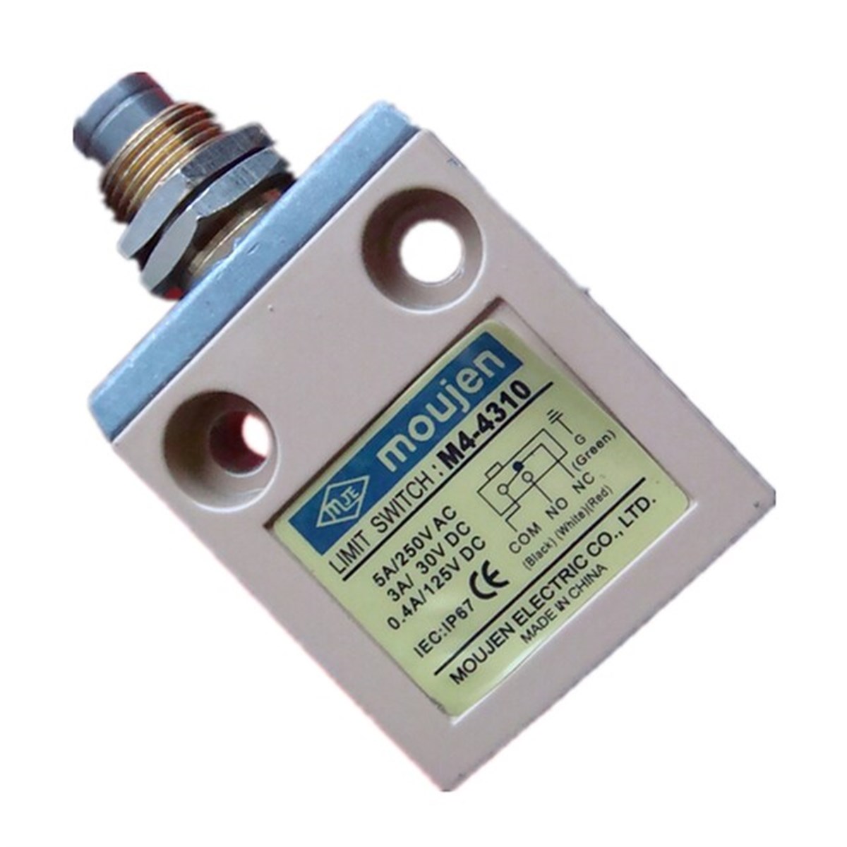 Moujen M4-4310 Uzun Pim Somunlu Limit Switch