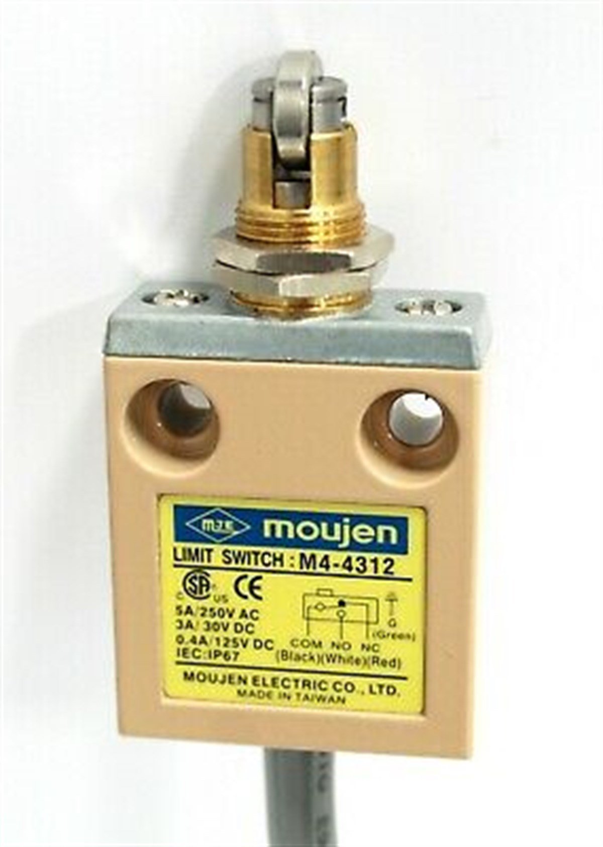 Moujen M4-4312 Ters Makaralı Pim Limit Switch