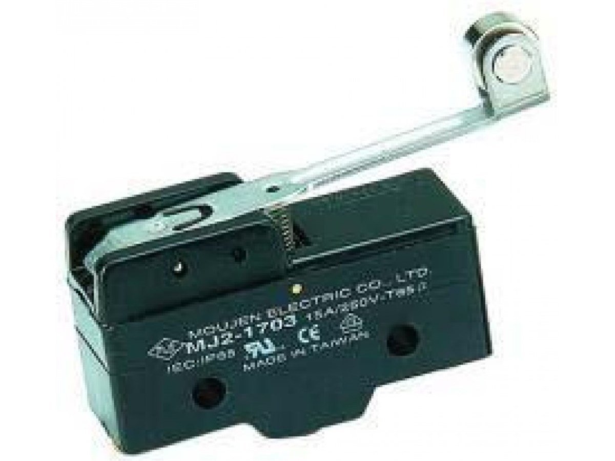 Moujen MJ2-1703F Metal Makaralı Uzun Palet Micro Switch
