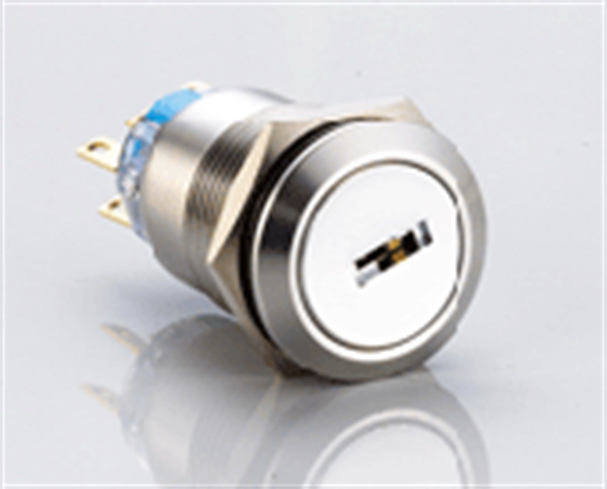 TRON J19-612 Metal Anahtarlı Buton 6-24V IP67 0-1 