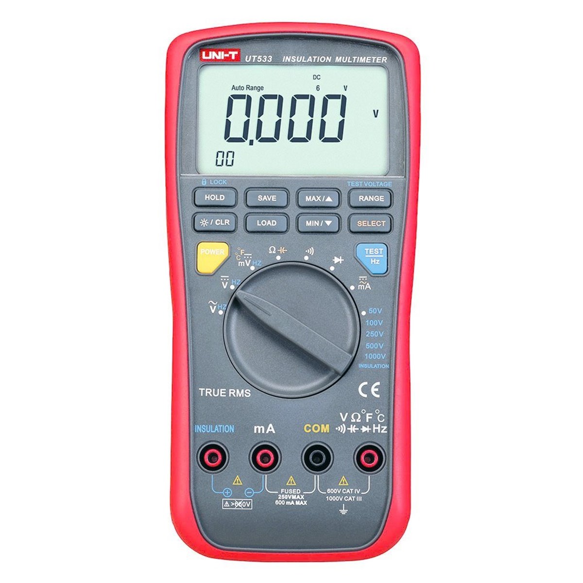 UNI-T UT 533 İzolasyon Megeri True RMS Multimetre UT533