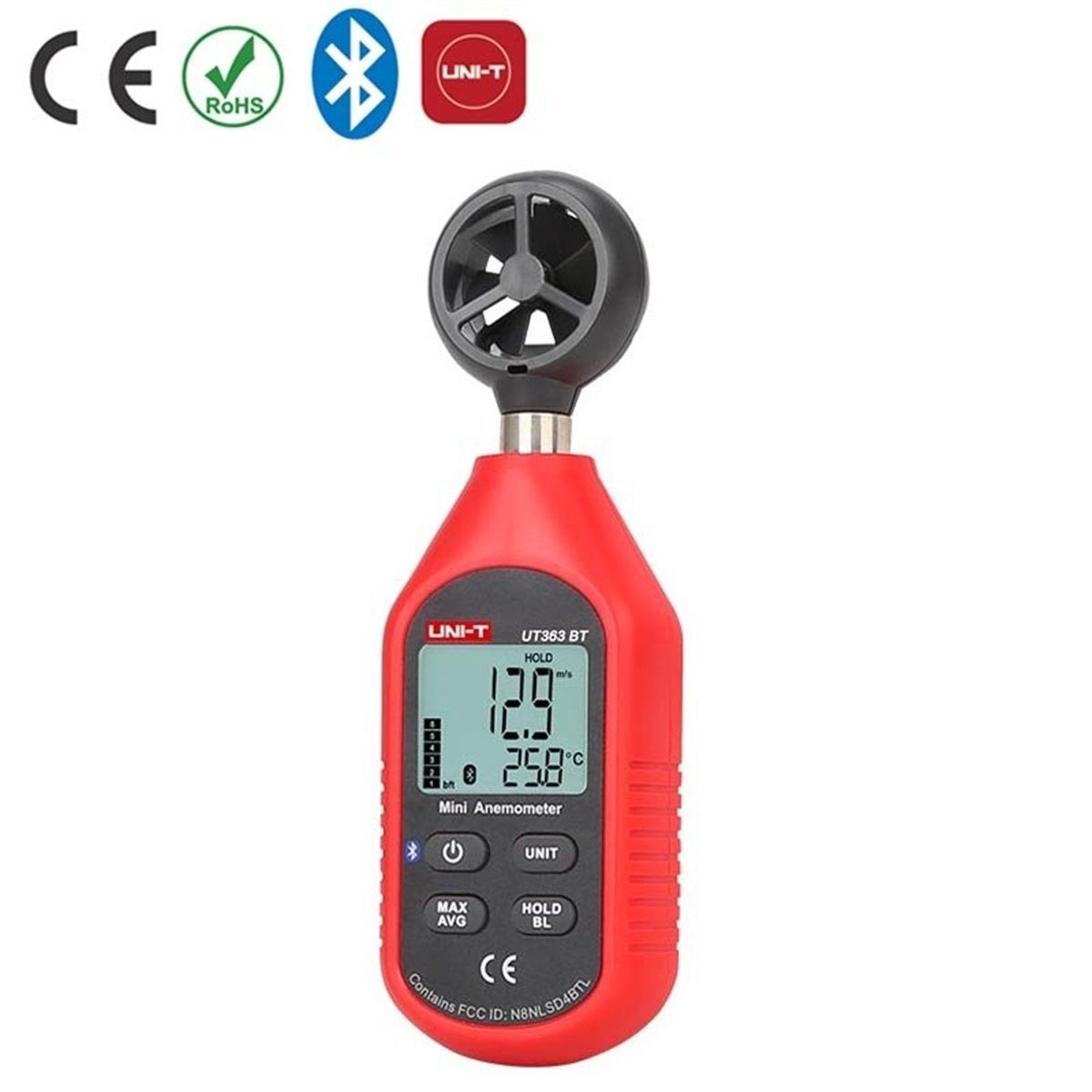 Unit UT363BT Mini Anomemetre UT 363BT UT-363BT