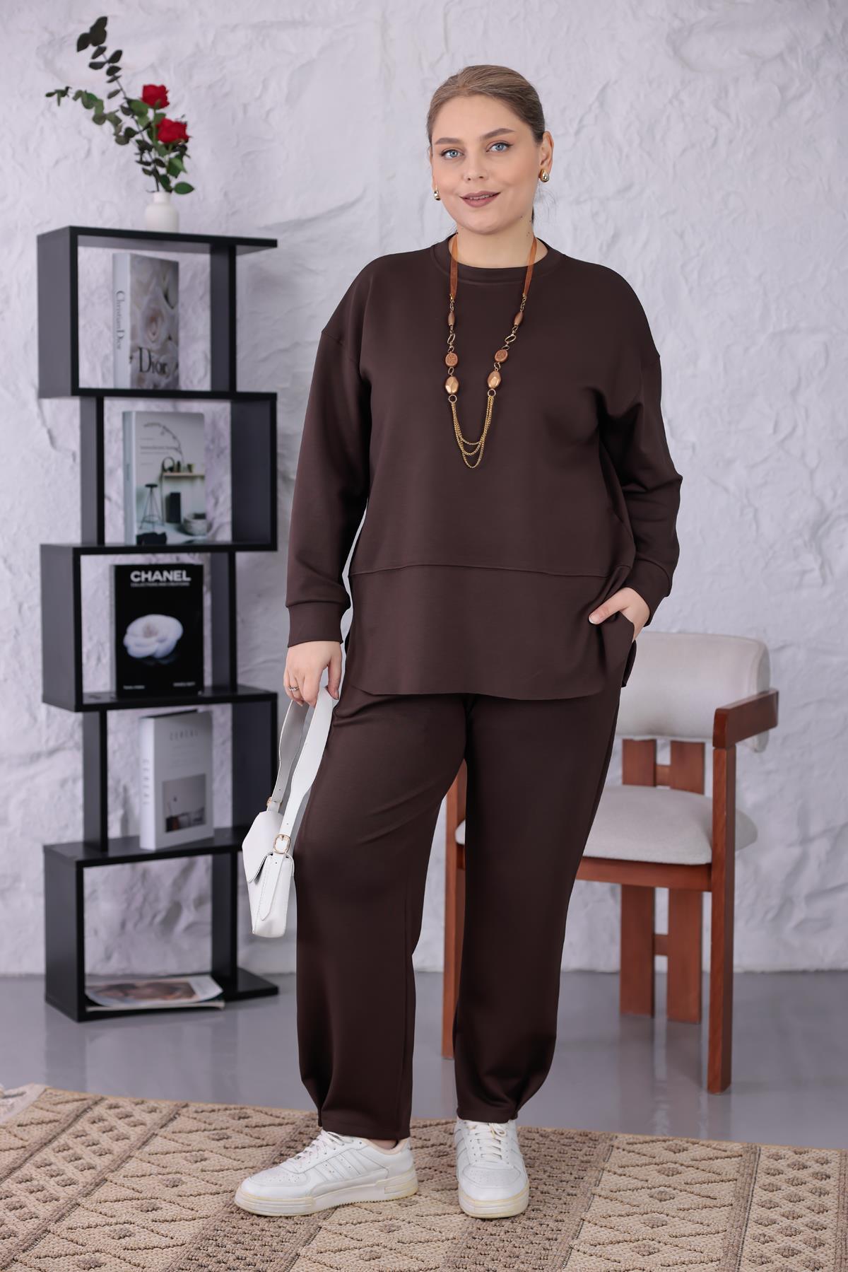 Büyük Beden Oversize Modal Kumaş Takım