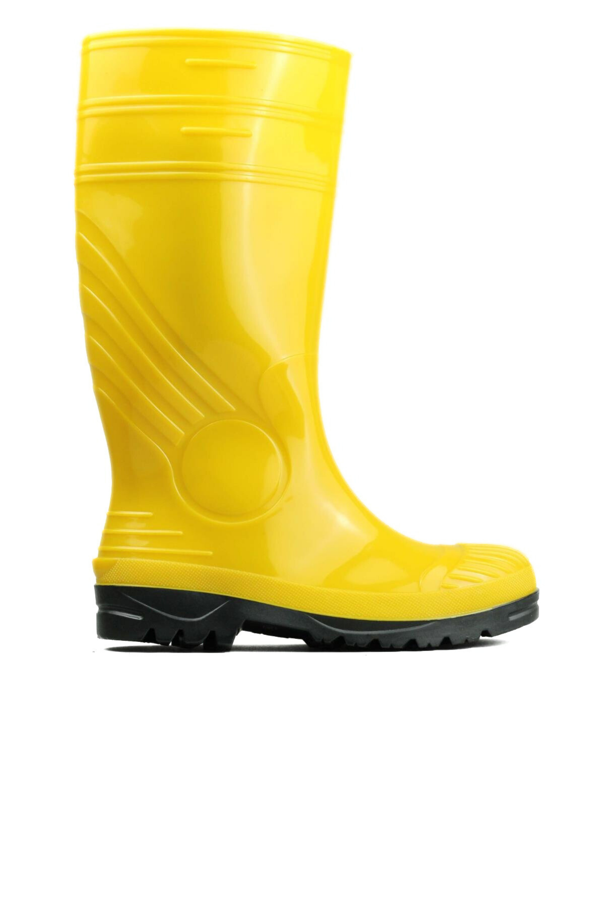 Pabucchi E-500 Çelik Burunlu Su Geçirmez Soğuk Geçirmez Uzun Unisex Lastik Çizme - İnşaat, Tarım, Sanayi ve Balıkçı Çizmesi