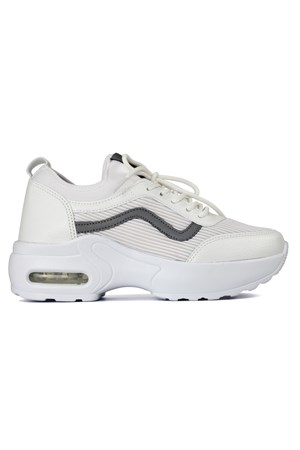 Flet Günlük Air Sneaker Ayakkabı Kadın Beyaz 0121