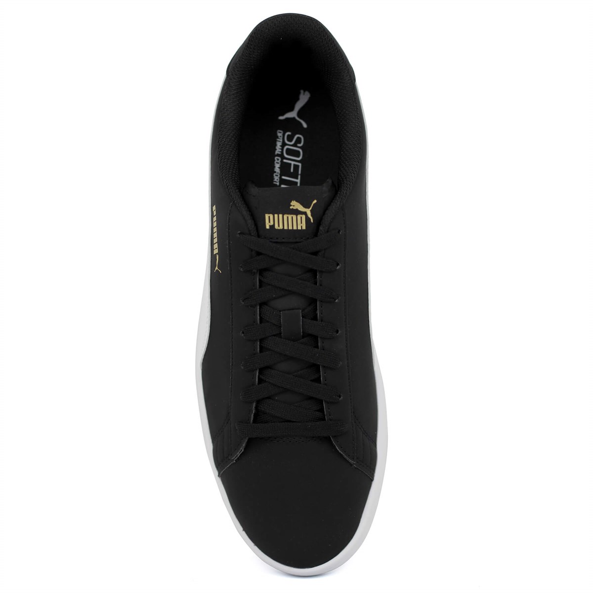Puma Smash V2 Buck Spor & Sneaker Ayakkabı Erkek Siyah-Beyaz PUM36516023