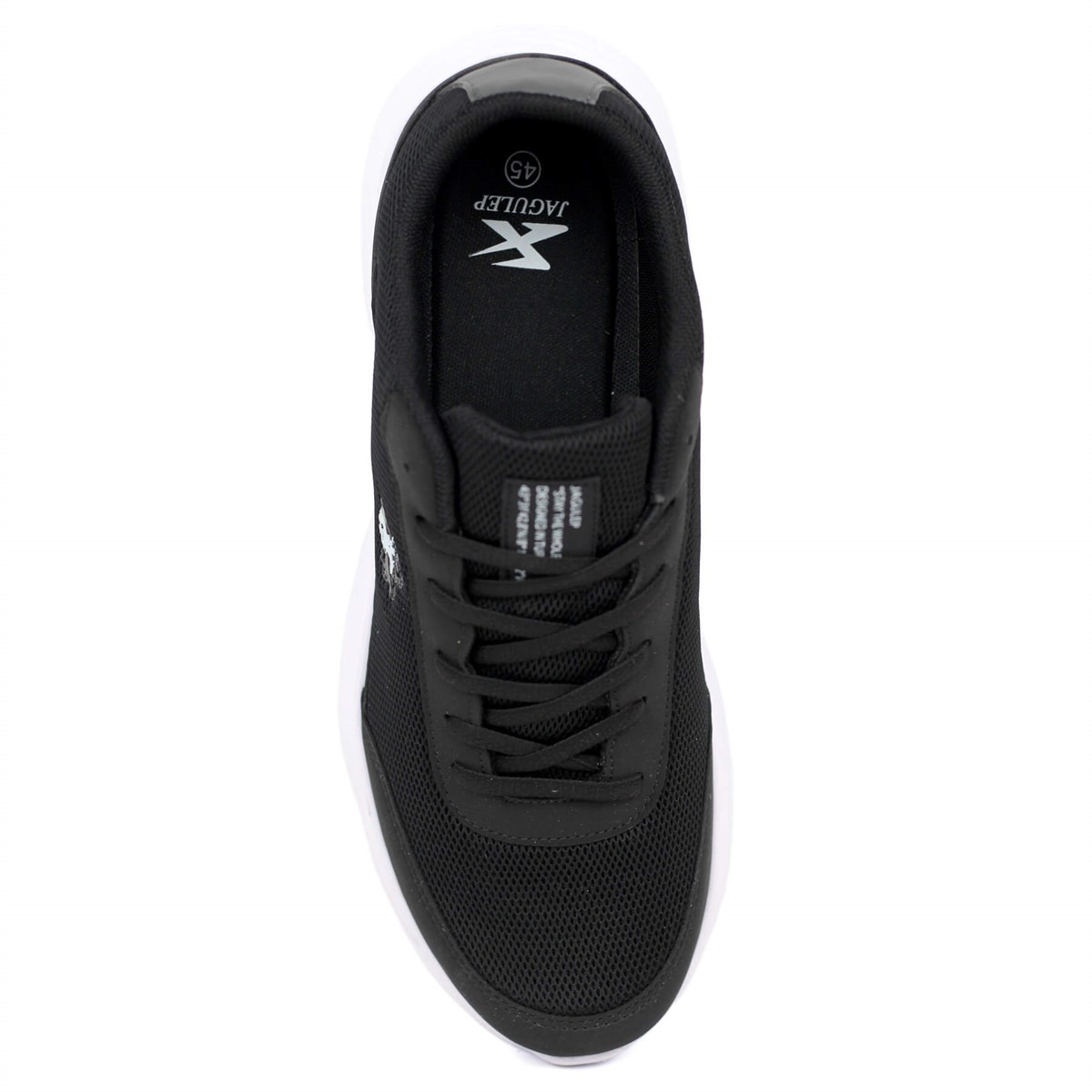 Jagulep Günlük Sneaker Ayakkabı Büyük Numara Erkek Siyah 2655