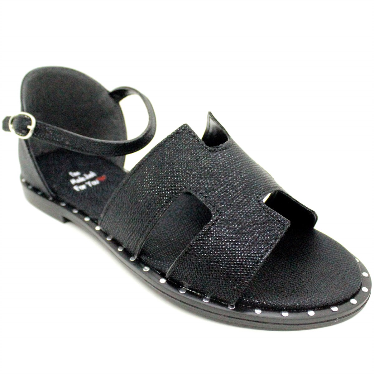 Pabucchi Bayan Hermes Yazlık Sandalet N31ZHERMES-BLACK