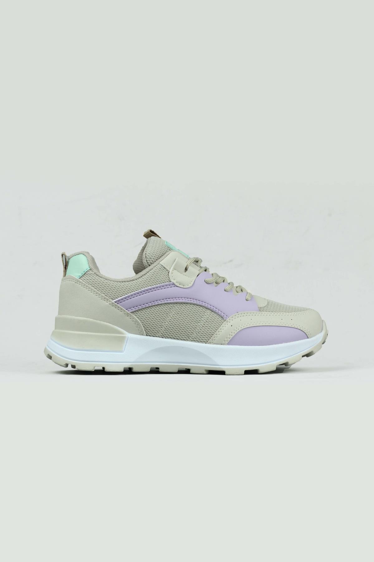 Pabucchi Fashion 9927 Bağcıklı Spor Sneaker Ayakkabı Kadın