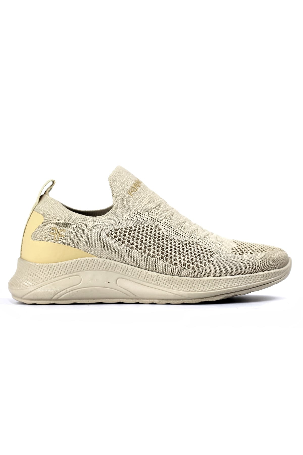 Pabucchi Ferrosa Triko Sneaker Spor Ayakkabı Kadın O58Z0F0041-Bej