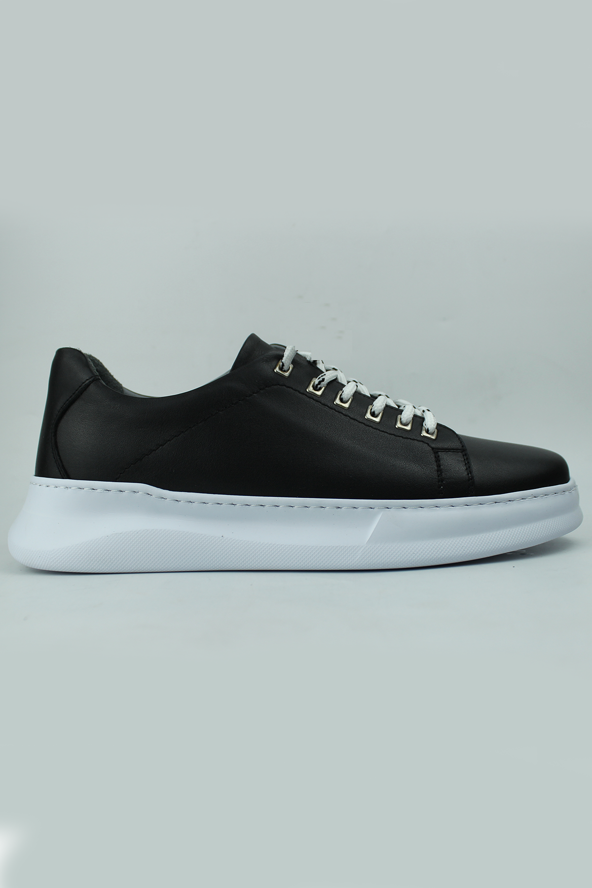 Serdar Yeşil Mauritius Hakiki Deri Bağcıklı Sneaker Spor Ayakkabı Erkek