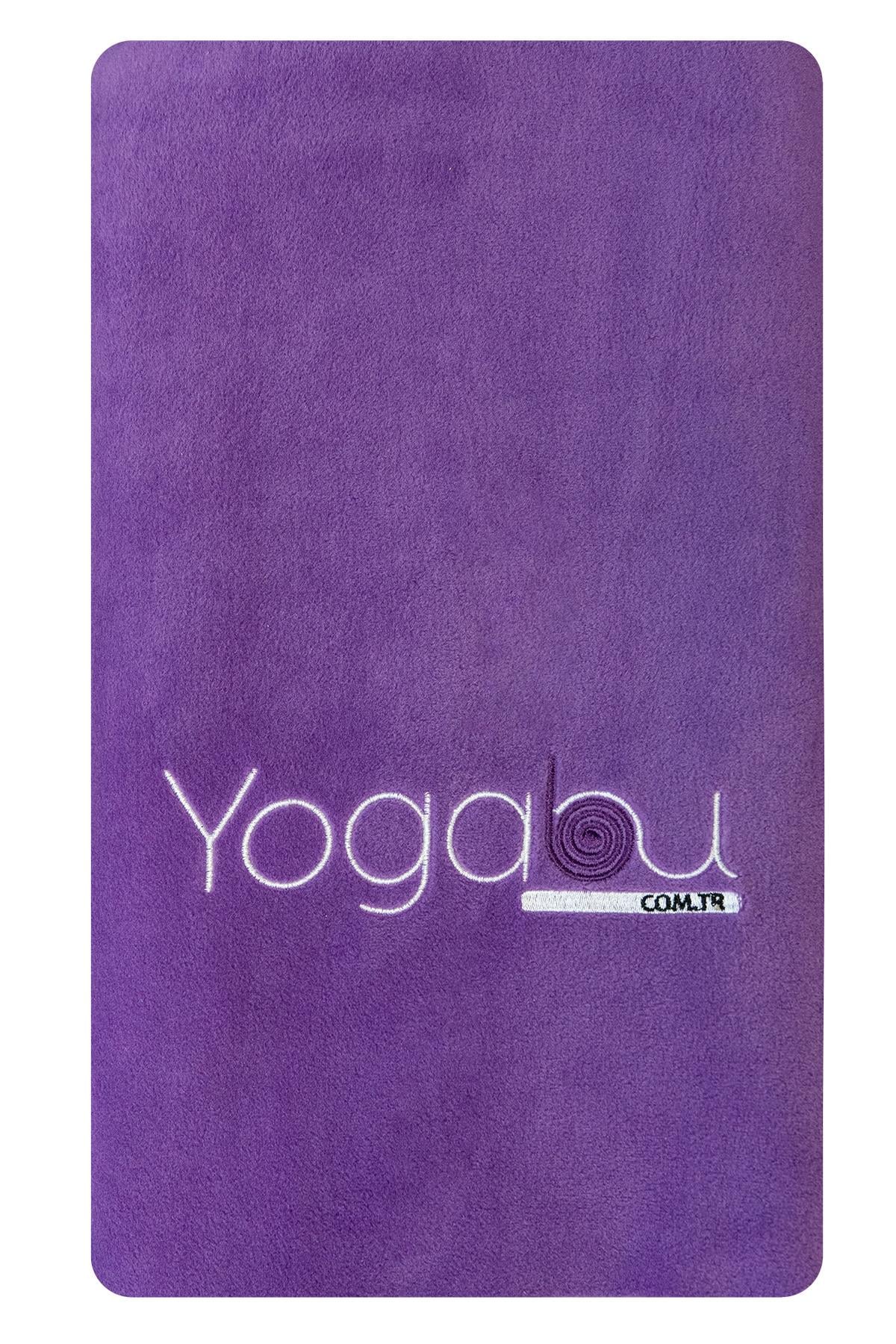 Logolu Yoga Battaniyesi-Mor