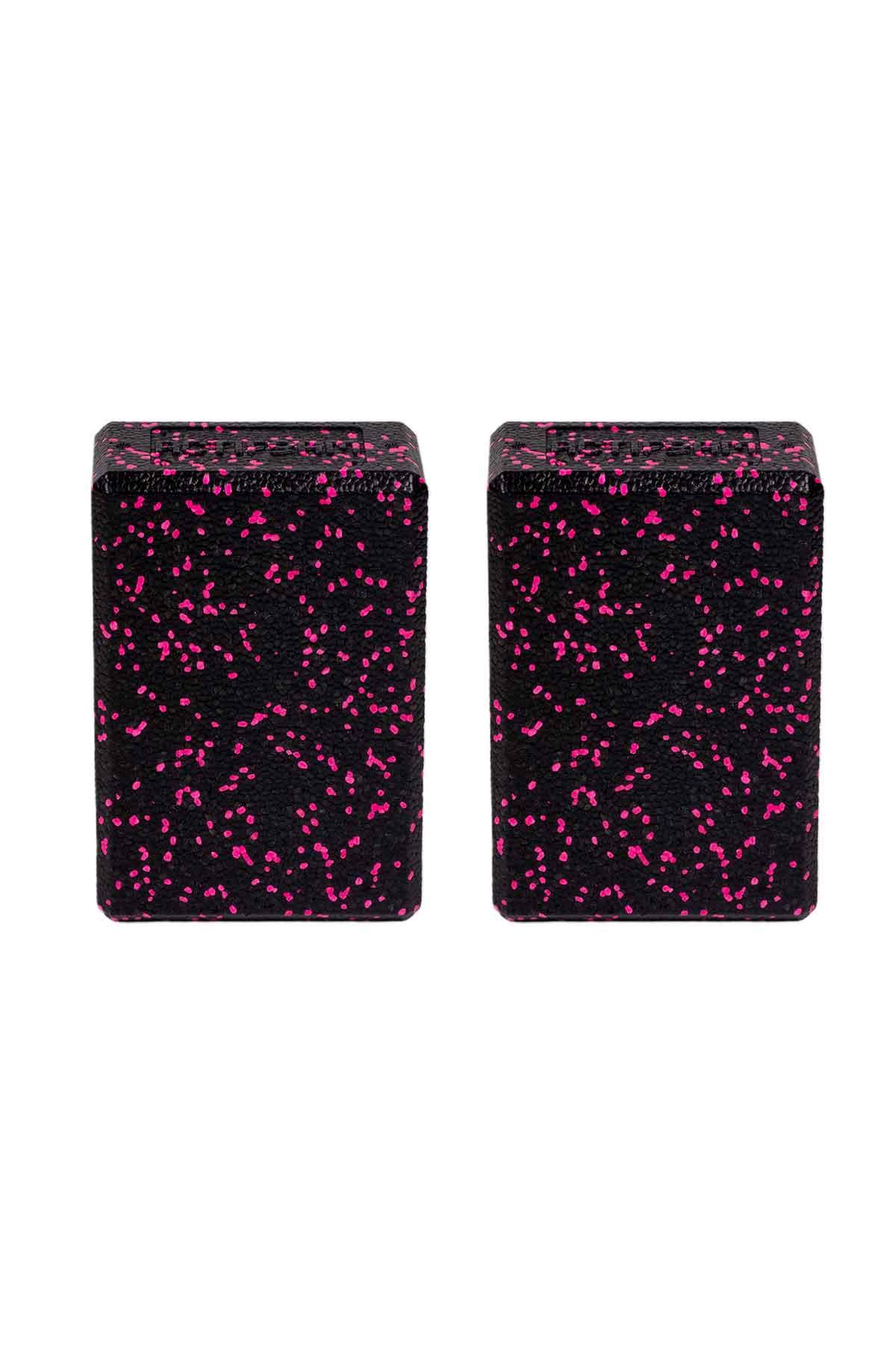 Yoga Blok 2'li - Siyah-Pembe