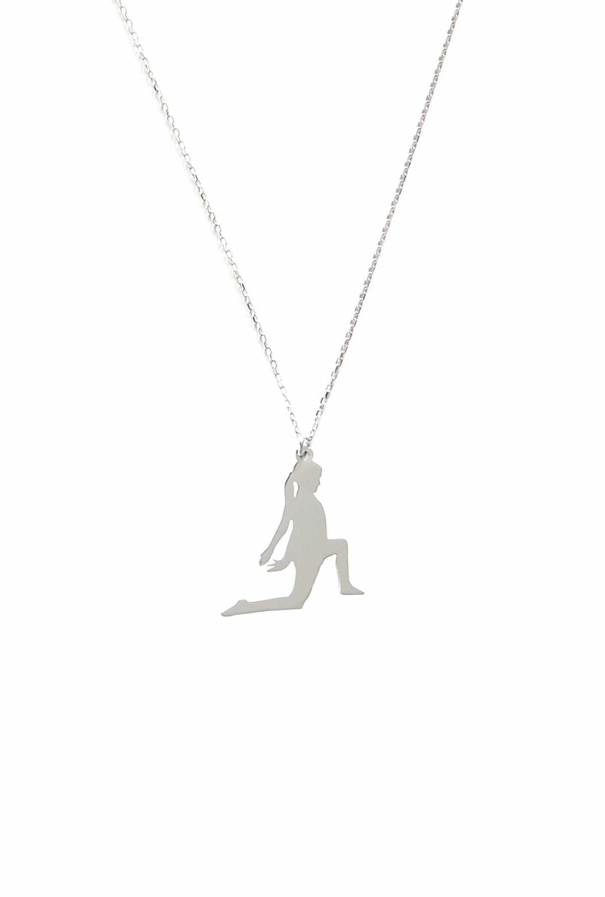 Hilal Kolye Silver