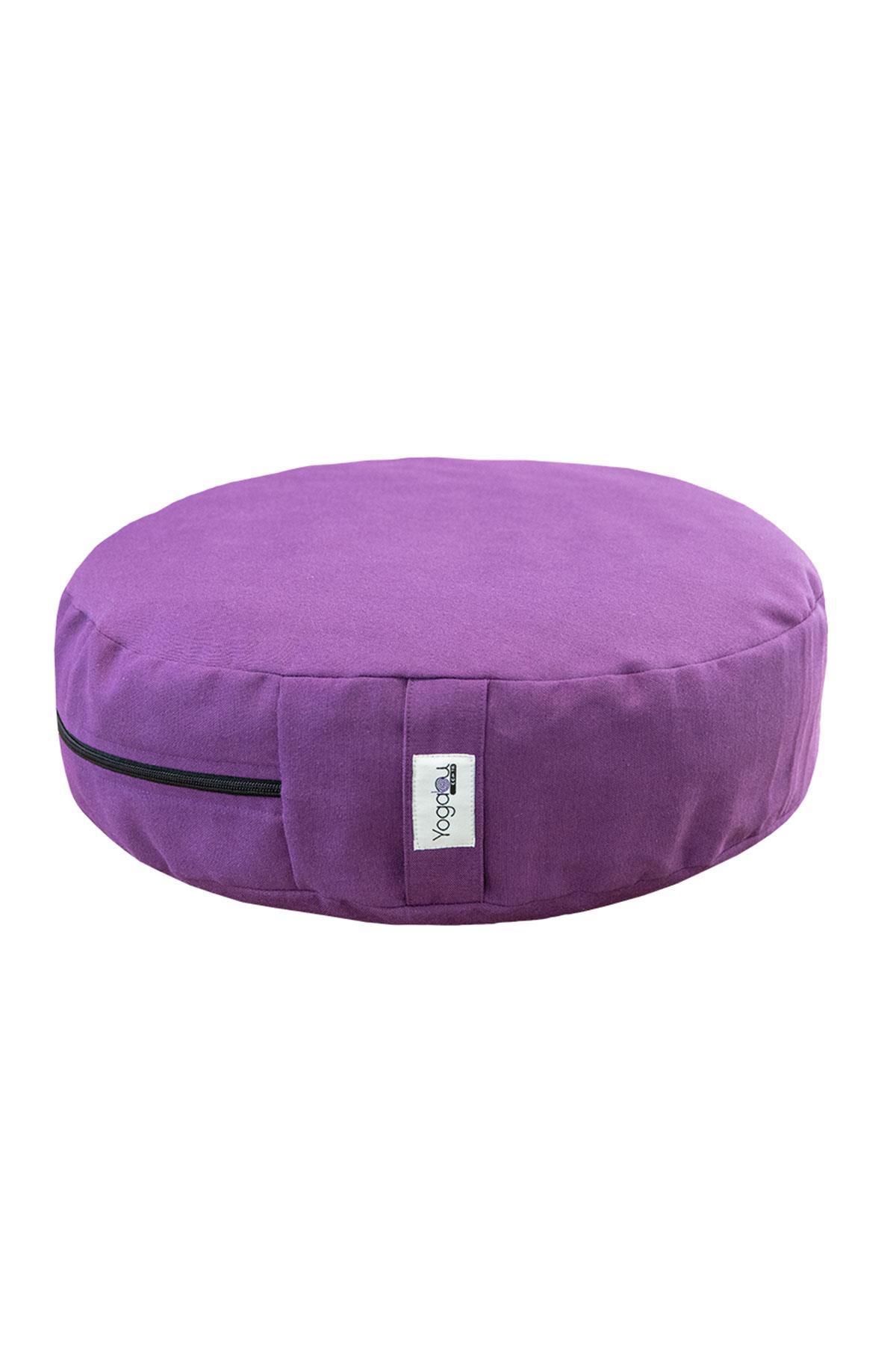 Kabuk Dolgulu Meditasyon Minderi-Mor