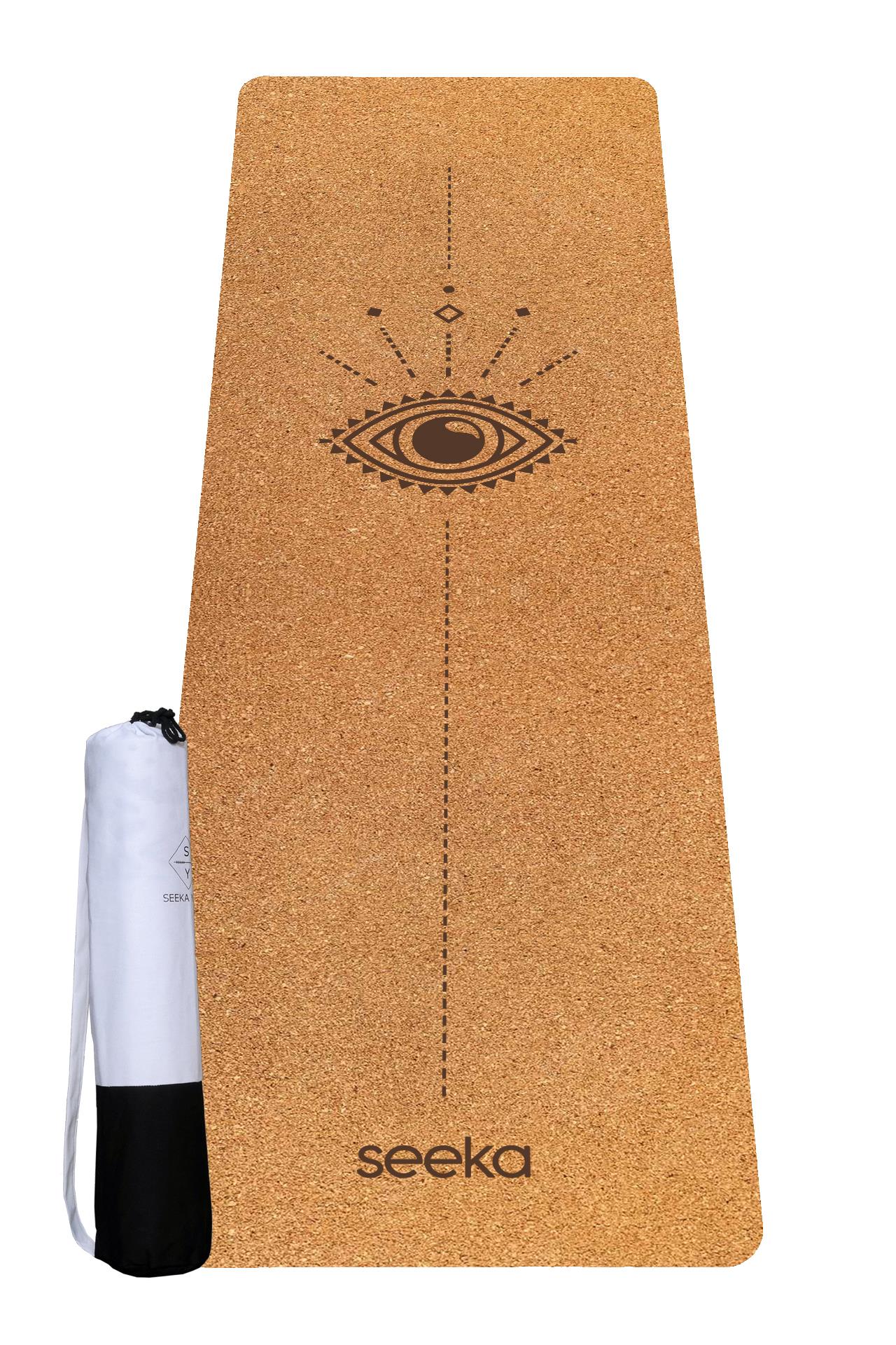 Seeka Yoga Cork Serisi Eye Yoga Matı
