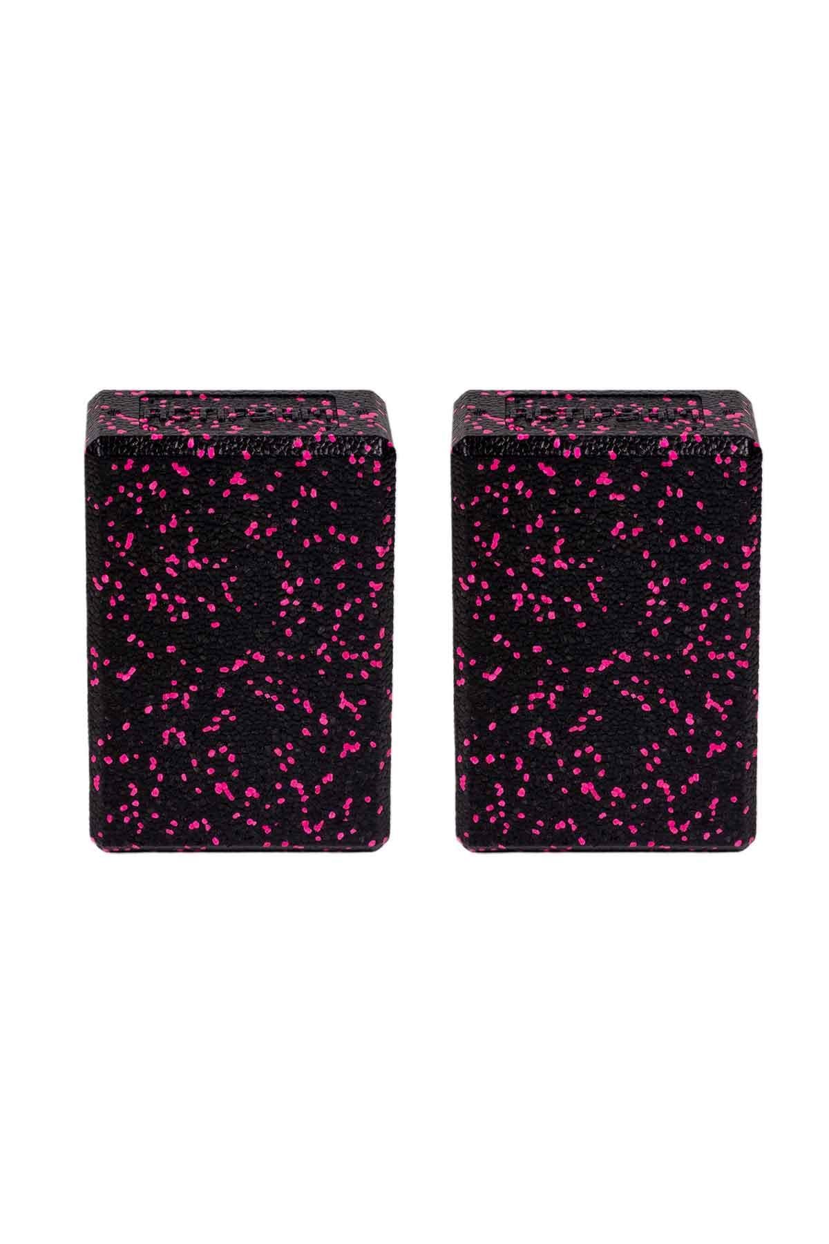 Yoga Blok 2'li - Siyah-Pembe