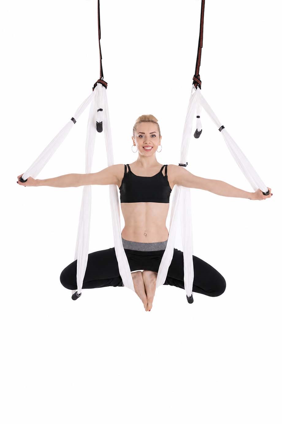 Yoga Hamak ve Montaj Aparatı-Beyaz
