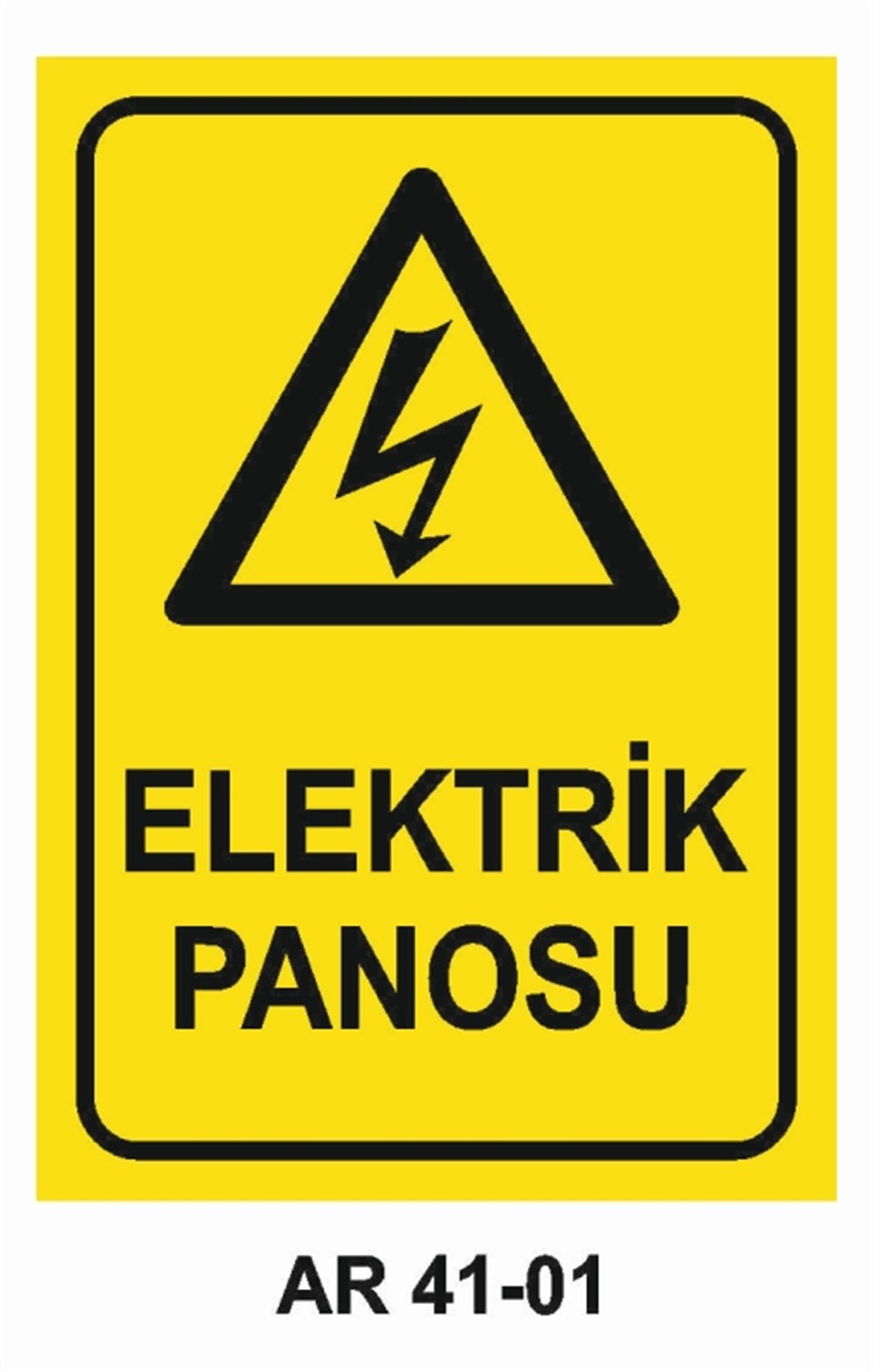PANO ELEKTRİK PANOSU  İŞ GÜVENLİĞİ UYARI LEVHASI