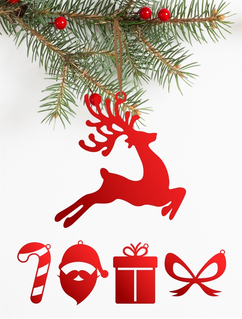 Ev Dekorasyon Yılbaşı Ağaç Süsü