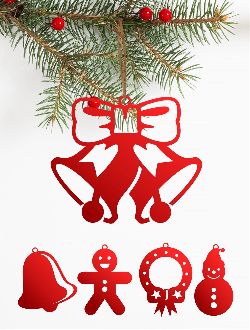 Ev Dekorasyon YILBAŞI AĞAÇ SÜSÜ 4