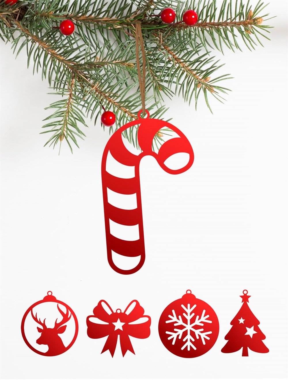 Ev Dekorasyon YILBAŞI AĞAÇ SÜSÜ 5